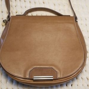 4/$15 The Limited brown saddle bag purse buckle